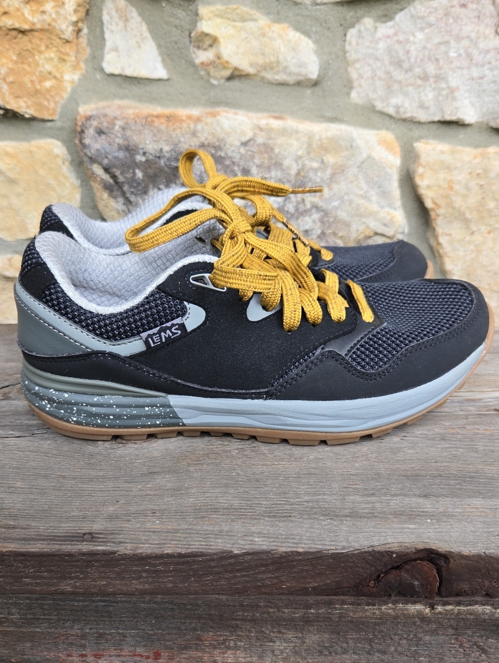 Lems Trailhead V2 Women’s Hiking Sneakers 6.5 Onyx Trail Outdoor Gorpcore Grip